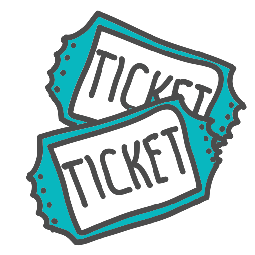 neighbors with something in common - tickets icon